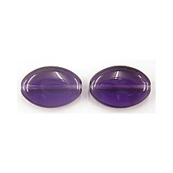 Gutermann glaskr.lens 20x14mm amethyst 12st.