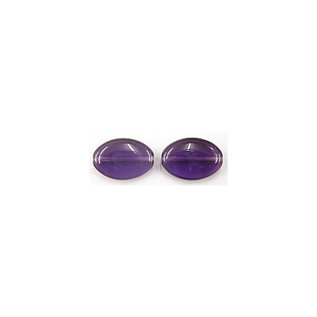 Gutermann glaskr.lens 20x14mm amethyst 12st.