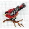 Borduurpakket vogeltje 7x7cm