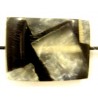 Resin blokvorm 28x22x7mm zwart/tr.wit 2st