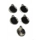 Kastje voor ronde cabochon 10mm 5st.