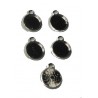 Kastje voor ronde cabochon 10mm 5st.