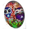 Cabochon ovaal 18x25mm uilen