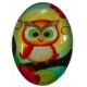 Camee ovaal 18x25mm uilen