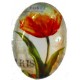 Camee ovaal 18x25mm zomerbloemen
