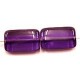 Gutermann glaskraal 19x12mm amethyst 10st.