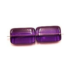 Gutermann glaskraal 19x12mm amethyst 10st.