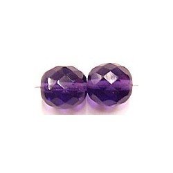 Gutermann facetkraal rond 12mm amethyst 10st.