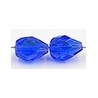 facetkraal druppel 9x7mm donkerblauwAB 15st