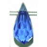 Facetdruppel 18mm blauw 2st