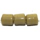 Glaskraal ton ca.10mm gat 3mm beige 25st.