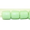 Glaskraal ton ca.10mm gat 3mm lichtgroen 25st.