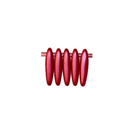 Druppelkraal 4x16mm metallic d.fuchsia 25st.