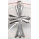 Metalen hanger kruis 26x15mm 5st