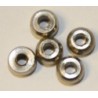 Metalen kraal schijf 5,1x2,2mm ca.50st.