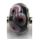 Pandorastylekraal 12mm zwart met rose/witte