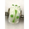 Pandostyle kraal 14mm wit/groen