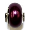 Pandostyle kraal 14mm parel aubergine p.st.