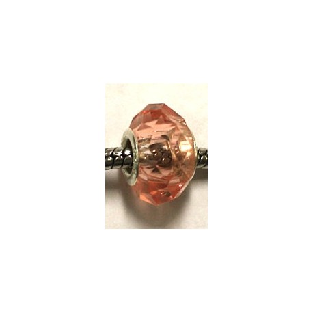 Pandorastyle kraal 12mm facet oudrose p.st