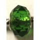 Pandorastyle kraal 12mm facet groen p.st