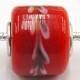 Pandorastyle 3mm gat rood zw/w band