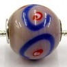 Pandorastyle kr. 3mm gat 15mm rond mauve/bewerkt