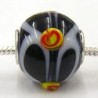 Pandorastyle kr. 3mm gat 15mm rond zwart/bewerkt