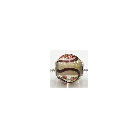 Pandorastyle 3mm gat 15mm rond tr/bewerkt