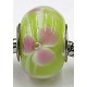 Pandorastyle kraal tr. geel/groen + bloem