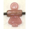 Pandorastyle hanger 37mm rose meisje