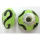 Pandorastyle 18mm groen/zwart 925 zilverkern