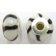 Pandorastyle 18mm wit/zwart 925 zilverkern