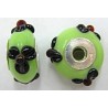 Pandorastyle 18mm zwart/rood 925 zilverkern