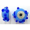 Pandorastyle 18mm l.blauw/blauw 925 zilverkern
