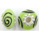 Pandorastyle 18mm groen/zwart verzilverde kap