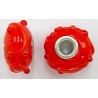 Pandorastyle kraal 20mm oranjerood