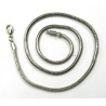 Pandorastyle ketting verzilverd 40cm