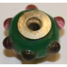 Pandorastyle 18mm groen/pukkels 925 zilverkern