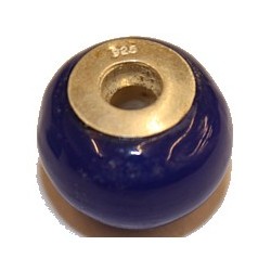 Pandorastyle 18mm blauw 925 zilverkern