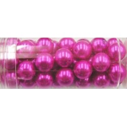 Gutermann glaskralen 8mm fel rose ca 46 st