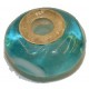 Pandorastyle 18mm tr.blauw/wit 925 zilverkern