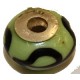 Pandorastyle 18mm groen/zwart str. 925 zilverkern