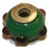 Pandorastyle 18mm groen/pukkels 925 zilverkern