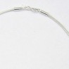 Collier 50cm met 3mm oog verzilverd