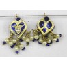 Hanger hartvorm 18mm blauw p.st