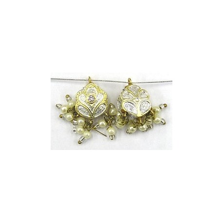 hanger bloem 17mm zilver p.st