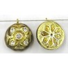 hanger rond 16mm goud p.st