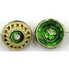 Kraal rond 16mm groen p.st