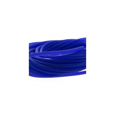 Rubber koord 3mm pr.blauw p.m.