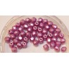 Facetkraal 3mm albast roze gecoat 50st.